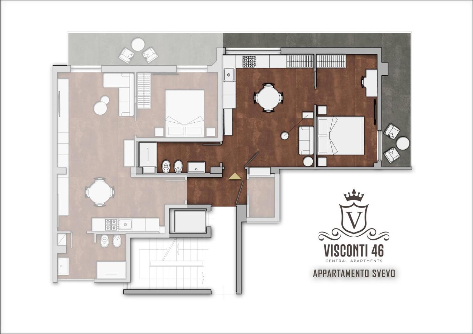 Visconti 46 Central Apartments Bari Zewnętrze zdjęcie
